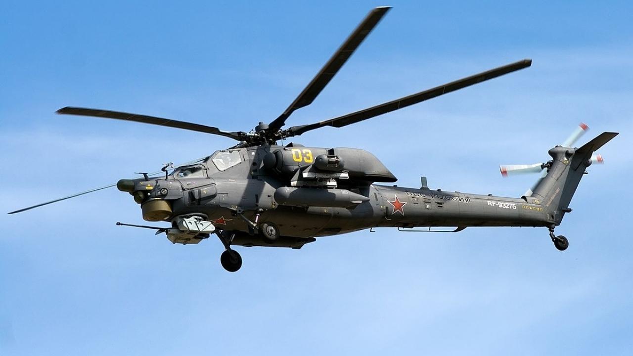 Rusya’da askeri helikopter düştü