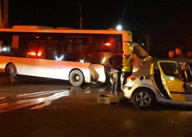 Malatya’da halk otobüsü ile otomobil çarpıştı: 1 ölü